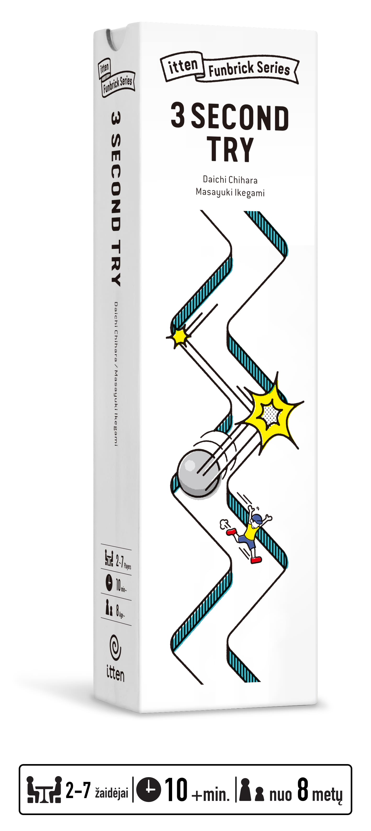 Game Shelf – Stick Collection stalo žaidimas iš Itten Funbrick serijos, japoniškas dizainas su rožiniais pagaliukais.