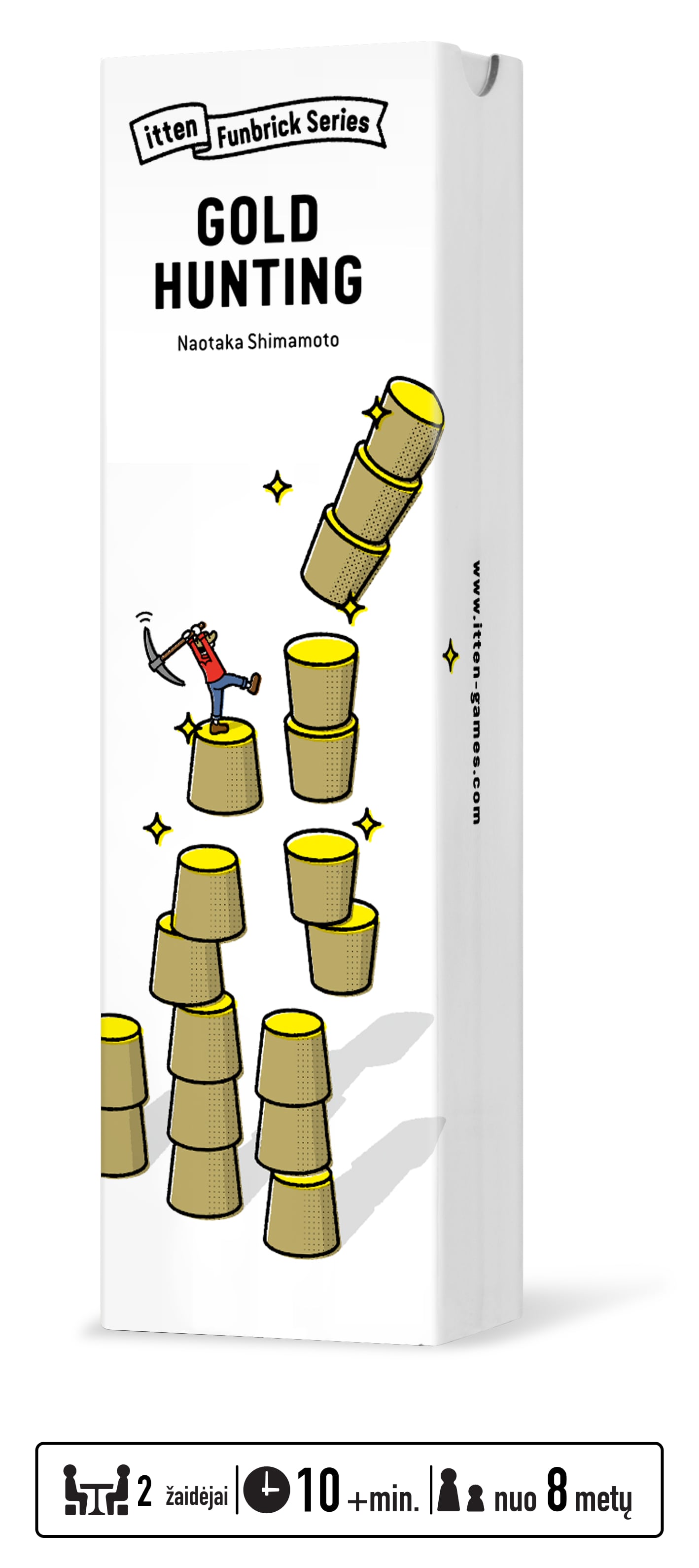 „Gold Hunting“ – dviejų žaidėjų dedukcinis ir blefo stalo žaidimas