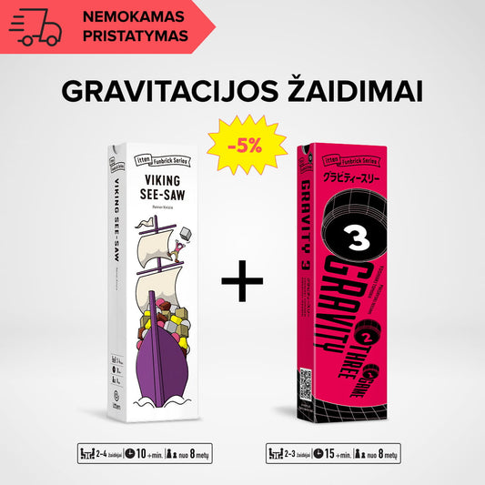 Gravitacijos žaidimai – Viking See-Saw + Gravity Three