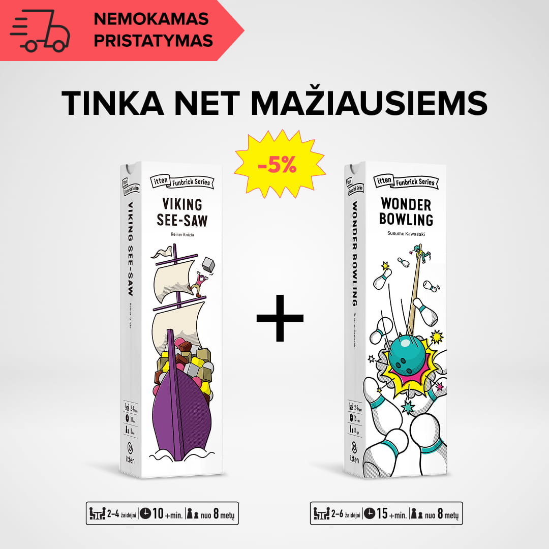 Tinka net mažiausiems – Wonder Bowling + Viking See-Saw